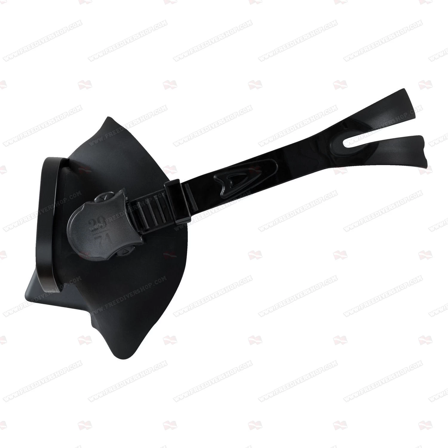 29/71 Black Ergonomic Freediving Mask 4 29/71 Black Ergonomic Freediving Mask - Image 2