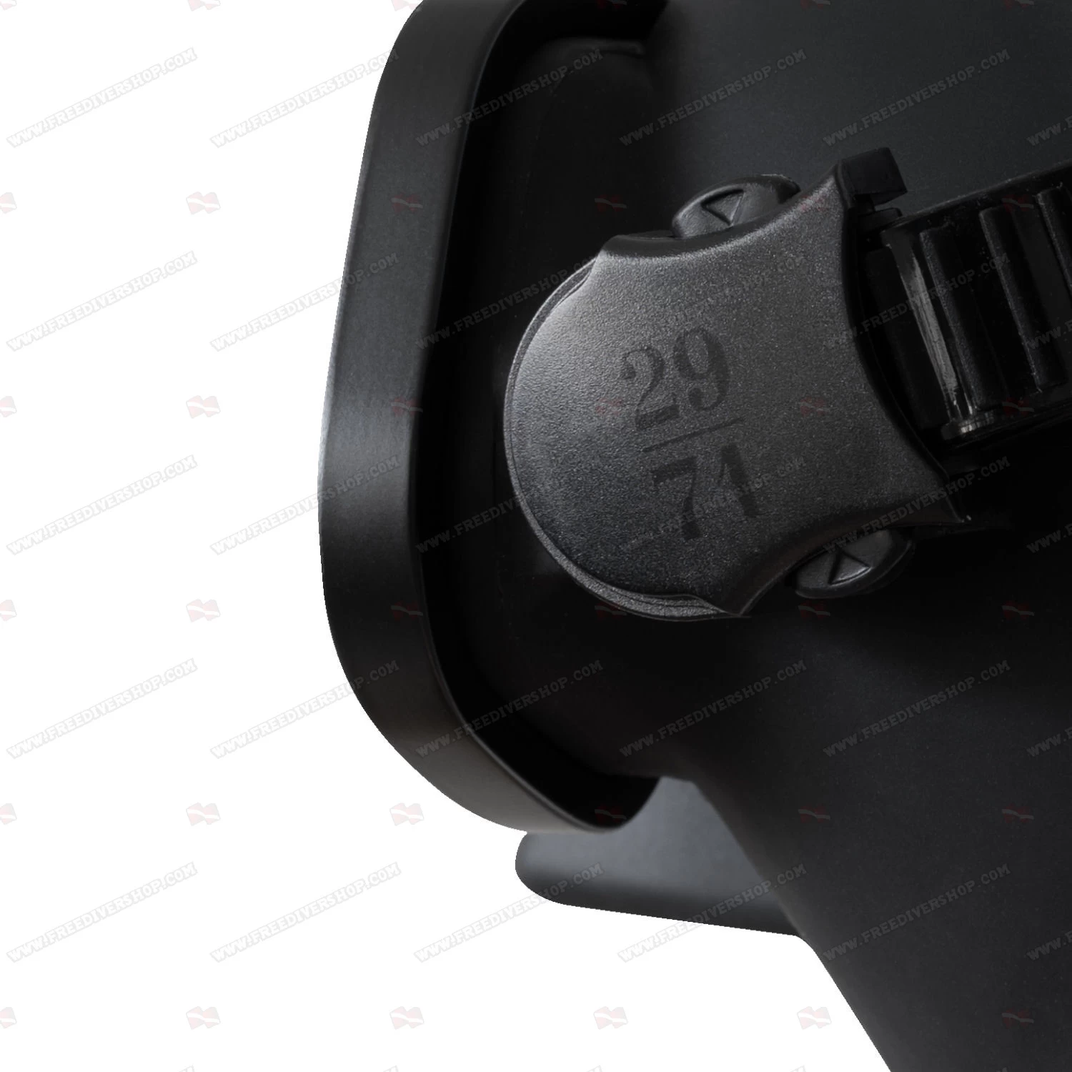 29/71 Black Ergonomic Freediving Mask 5 29/71 Black Ergonomic Freediving Mask - Image 3