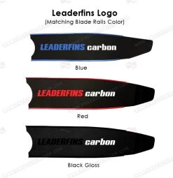 Leaderfins Pure Carbon Fuxia Fins -Dive Pro Deals big logo leaderfins 4 1 1 1