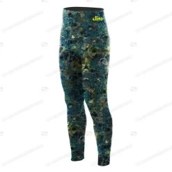 Elios Blue Reef Camouflage High Waist Pants