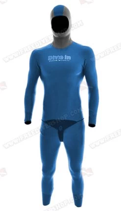 Divein Nanoskin Competitor Wetsuit -Dive Pro Deals blue shop