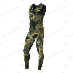 Elios Green Reef Camouflage Long John Pants