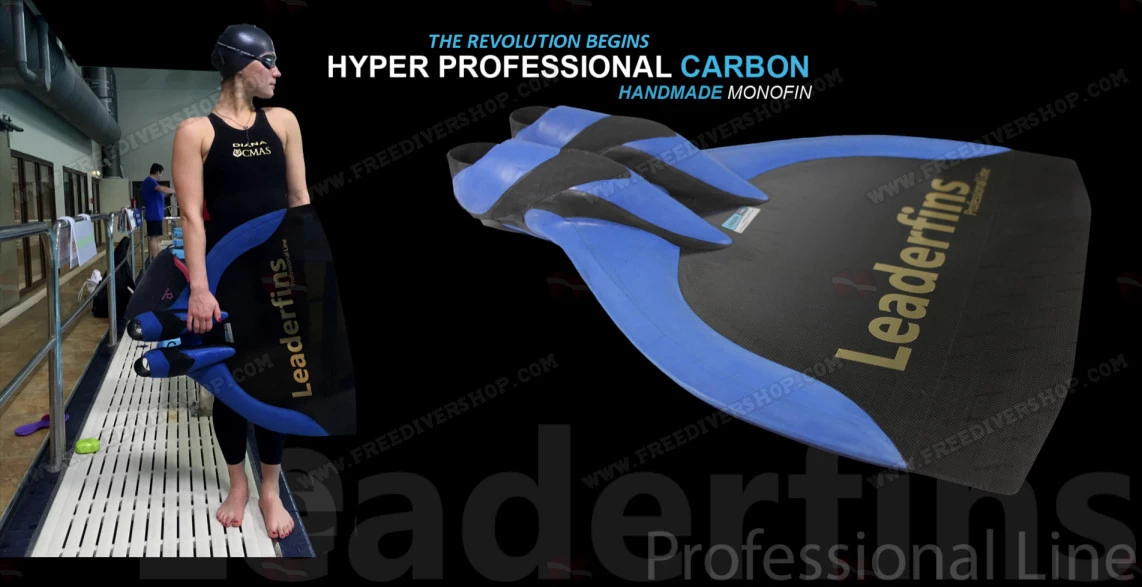 Leaderfins Hyper Professional Carbon Monofin + Socks 10 Leaderfins Hyper Professional Carbon Monofin + Socks - Image 8