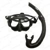 Leaderfins Hero Black Mask + Snorkel Set -Dive Pro Deals lf set blk