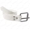 Leaderfins White Silicone Weight Belt -Dive Pro Deals lf wh sl belt 01