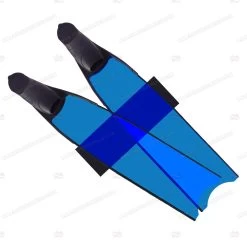 Leaderfins Neon Blue Fins - Limited Edition -Dive Pro Deals neon blue fins 03