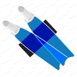 Leaderfins Neon Blue Fins - Limited Edition -Dive Pro Deals neon blue fins 04