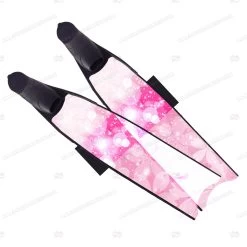 Leaderfins Neon Flower Fins - Limited Edition -Dive Pro Deals neon flower fins 03