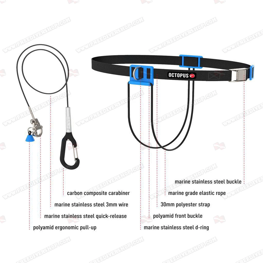 Octopus CNF Freediving Lanyard 9 Octopus CNF Freediving Lanyard - Image 7