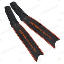 Cetma Composites Prana Carbon Fins -Dive Pro Deals prana orange back box 1