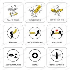Restube Basic - Self Inflating Safety Buoy 21 Restube Basic - Self Inflating Safety Buoy -Dive Pro Deals restube features en 1