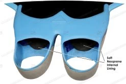 WaterWay Model-3 Junior Monofin -Dive Pro Deals soft neoprene fp lining m2 2