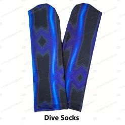 SlipIns Electric Blue Wave Dive/Surf Skin -Dive Pro Deals sox ebw 02