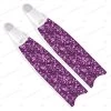 Leaderfins Violet Sparkle Fins - Limited Edition -Dive Pro Deals violet spark fins new